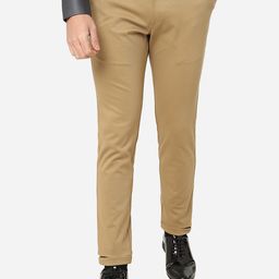 JB STUDIO Men Cotton Slim Fit Formal Trousers-image-81