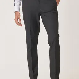 MR BUTTON Men Mid-Rise Slim Fit Foramal Trousers-image-31