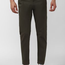 Peter England Casuals Men Slim Fit Trousers-image-6