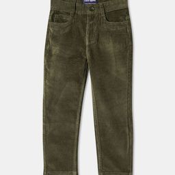 R&B Boys Slim Fit Mid-Rise Plain Cotton Regular Trousers-picture-18
