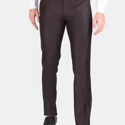 TrulyFeb Men Maroon Slim Fit Trousers-picture-6