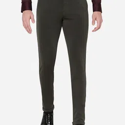 JB STUDIO Men Slim Fit Cotton Trousers-image-95