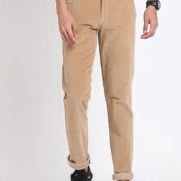 Turtle Men Smart Skinny Fit Trousers-image-5