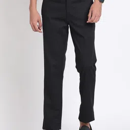 Turtle Men Smart Skinny Fit Casual Trousers-image-87
