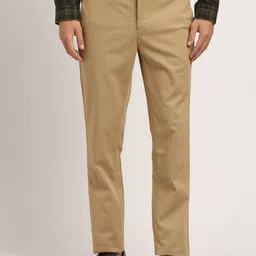 Turtle Men Smart Skinny Fit Regular Trouser-image-4