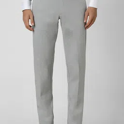 Van Heusen Sport Men Mid Rise Slim Fit Formal Trousers-picture-35