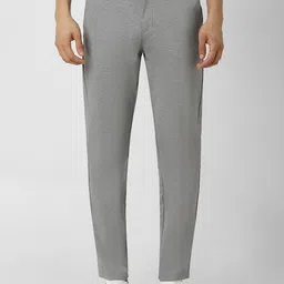 Van Heusen Flex Men Textured Slim Fit Trouser-image-93