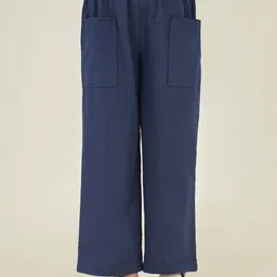 SPARSA Unisex Kids Relaxed Loose Fit Trousers-55