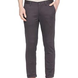 Basics Men Tapered Fit Cotton Trousers-image-60