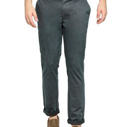 Basics Men Tapered Fit Cotton Trousers-image-54