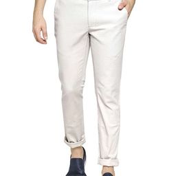 Basics Men Tapered Fit Cotton Chinos Trousers-picture-42