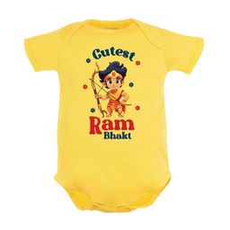 FFLIRTYGO Infants Dussehra Special Printed Pure Cotton Bodysuit-picture-17