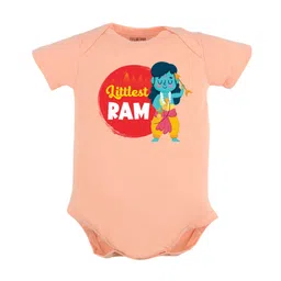 FFLIRTYGO Infant Printed Pure Cotton Dussehra Bodysuit-image-28
