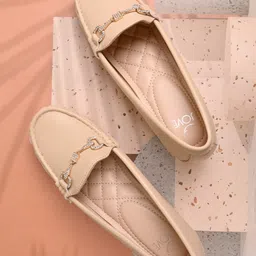 Jove Embellished Round Toe Wedge Heel Loafers-18