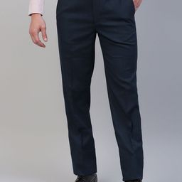 Givo Men Regular Fit Mid-Rise Formal Trousers-image-58