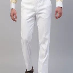 Givo Men Regular Fit Mid-Rise Formal Trousers-image-64