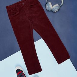 Pantaloons Junior Boys Mid Rise Cotton Trousers-46