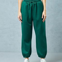 Bewakoof Heavy Duty Women Relaxed Fit Mid-Rise Joggers-image-91