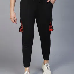 Rigo Men Camo Print Mid-Rise Joggers-image-3