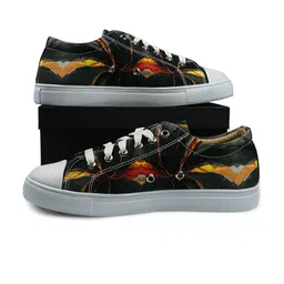 KobSook Men Printed Canvas Sneakers-picture-23