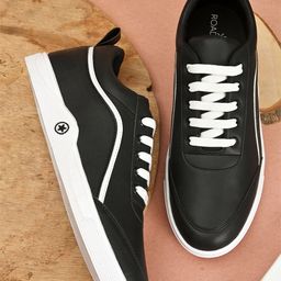 Roadster Men Black Sneakers-image-76