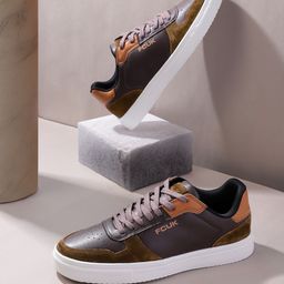 FCUK Men Perforated Detail Sneakers-picture-12