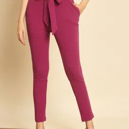 BAESD Women Smart Mid-Rise Regular Trousers-picture-39