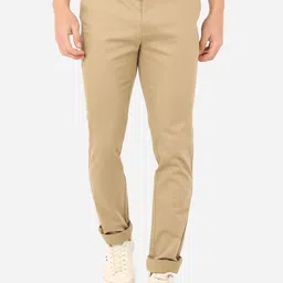 JADE BLUE Men Slim Fit Easy Wash Pure Cotton Trousers-picture-17