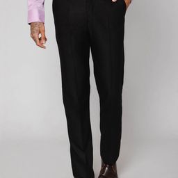 Cantabil Men Mid-Rise Easy Wash Formal Trousers-image-8