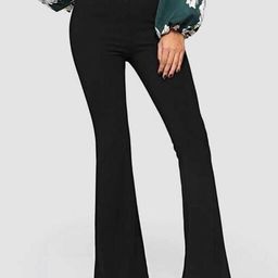 Next One Women Relaxed Flared High-Rise Bootcut Trousers-picture-36