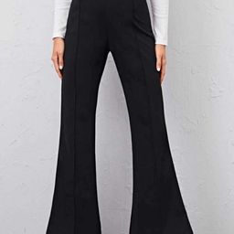 Next One Women Classic Flared High-Rise Easy Wash Bootcut Trousers-picture-49