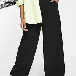 Next One Women Smart Loose Fit High-Rise Easy Wash Trousers-image-76