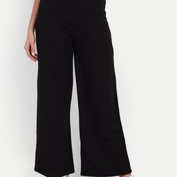 Next One Women Smart Loose Fit High-Rise Easy Wash Parallel Trousers-picture-12