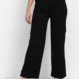 Next One Women Smart Loose Fit High-Rise Easy Wash Trousers-image-47