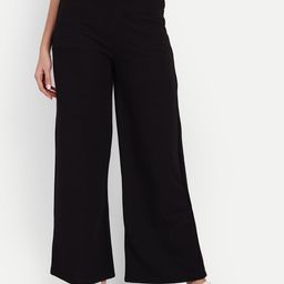 Next One Women Smart Loose Fit High-Rise Easy Wash Parallel Trousers-picture-46