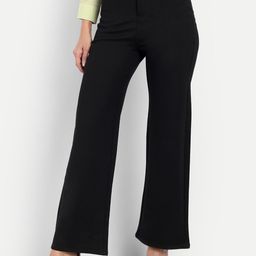 Next One Women Smart Loose Fit High-Rise Easy Wash Formal Trousers-picture-39