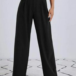 Next One Women Smart Loose Fit High-Rise Easy Wash Parallel Trousers-picture-14