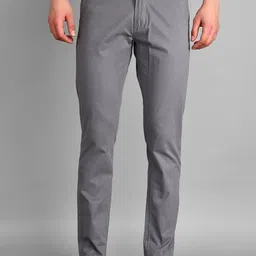 TIM PARIS Men Mid-Rise Easy Wash Cotton Chinos Trousers-image-56