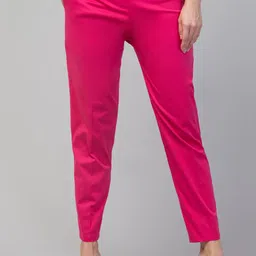 Trend Level Women Regular Fit Easy Wash Trousers-image-72