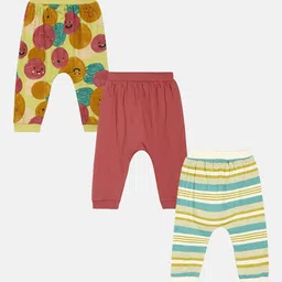 MINI KLUB Boys Pack of 3 Printed Easy Wash Lounge Pant Joggers-image-95