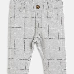 Chicco Boys Checked Relaxed Mid-Rise Easy Wash Trousers-image-6