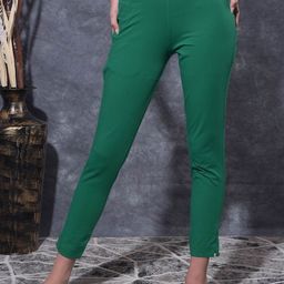 Dollar Missy Women Relaxed Mid-Rise Easy Wash Cigarette Trousers-picture-16