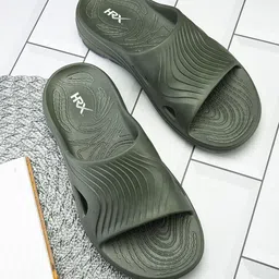 HRX by Hrithik Roshan Men Self Design Sliders-picture-41