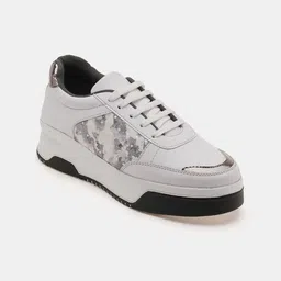 R&B Women Printed Round Toe Lace-Up Sneakers-picture-45