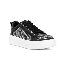 London Rag Women Embellished Lace Up Sneakers-50