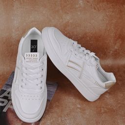 Jove Women Striped Lightweight Comfort Insole Sneakers-54
