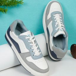 Cantabil Men Colourblocked Comfort Insole Sneakers-picture-28