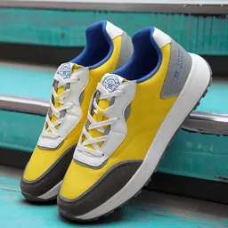 Flying Machine Men Colourblocked PU Sneakers-picture-13