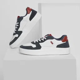 Levis Men Colourblocked Round Toe Orthotic Friendly Sneakers-picture-19