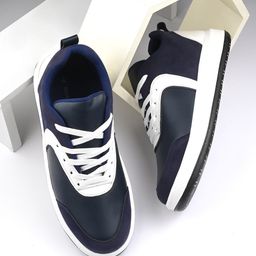 The Roadster Lifestyle Co. Men Navy Blue & White Colourblocked Lightweight Sneakers-39